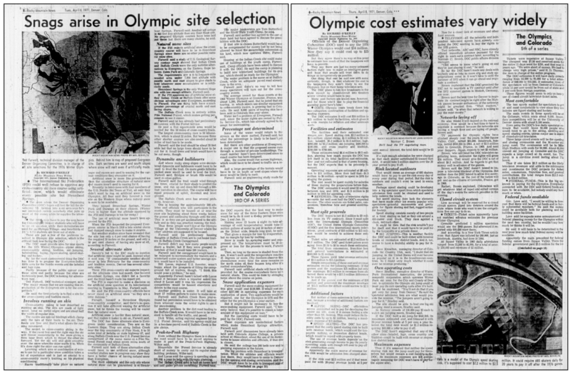 Fifty for 150: Coloradans vote in 1972 to reject the Winter Olympics