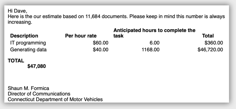How many cars have Connecticut towing companies sold? The DMV can’t tell us.