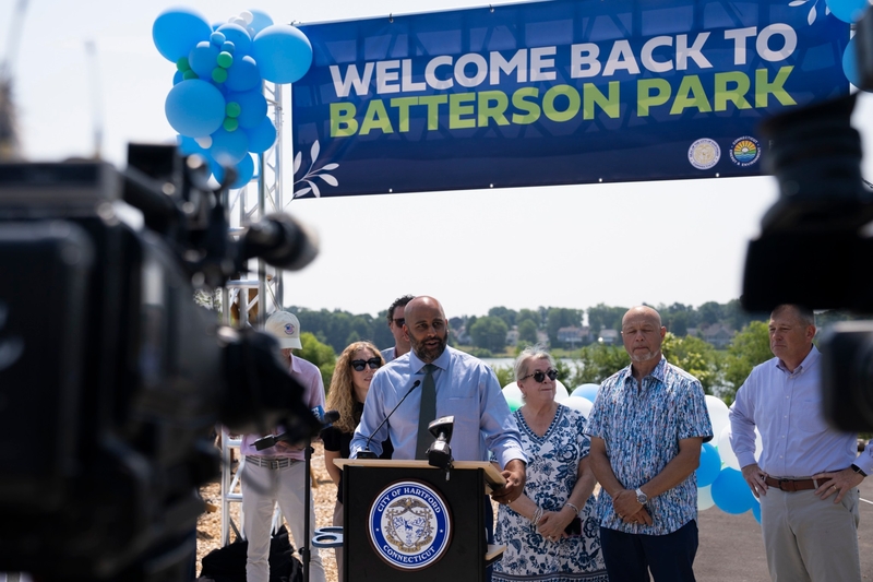 Hartford’s Batterson Park reopens following years of neglect