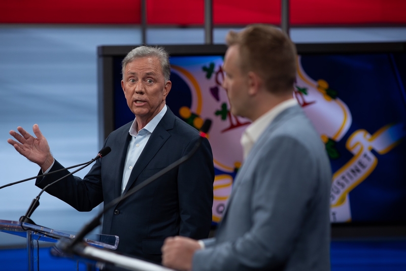 Lamont and Elliott clash, politely, in only TV debate before primary