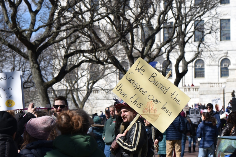 No Kings protest crowd at RI State House estimated as high as 20,000