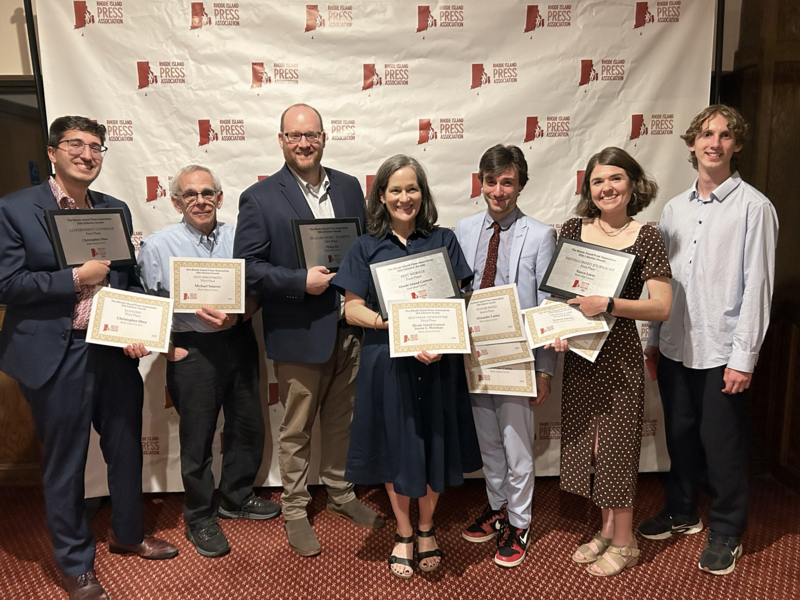 A night for Rhode Island journalists to celebrate and a photo worth a second look
