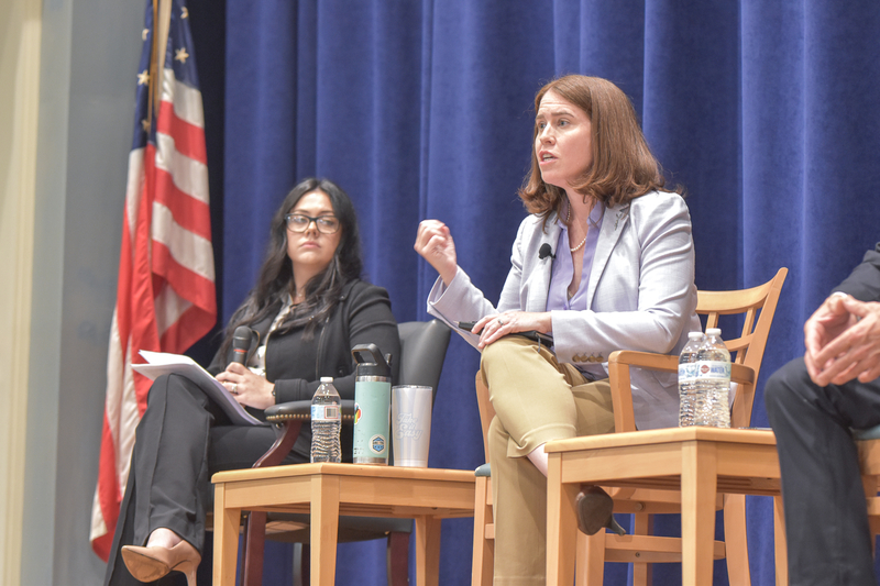 Behind locked doors, AG candidates keep it civil
