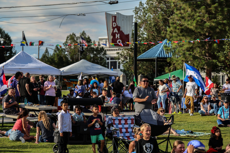 The Pocatello community gathers for World Refugee Day