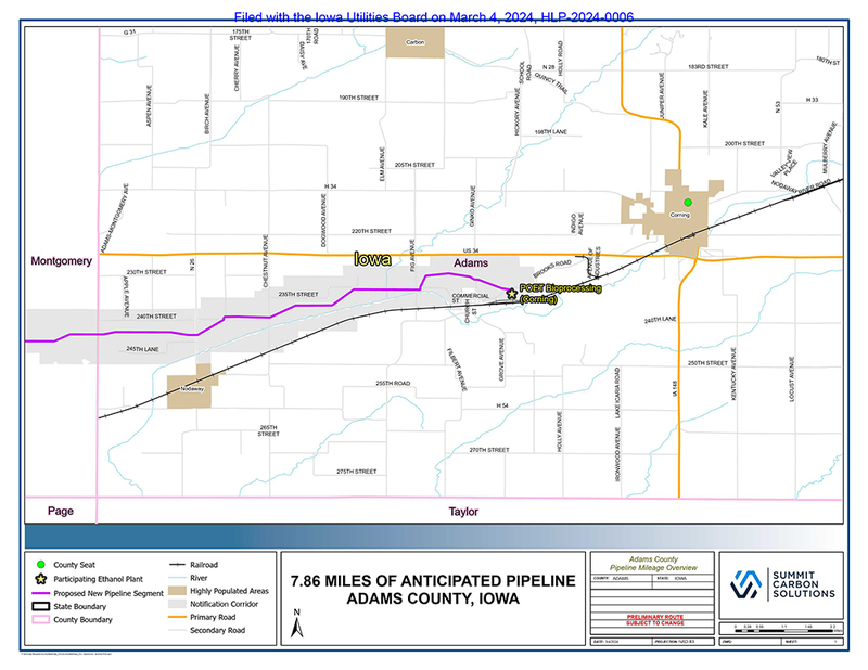 Summit wants to add 340 pipeline miles in Iowa