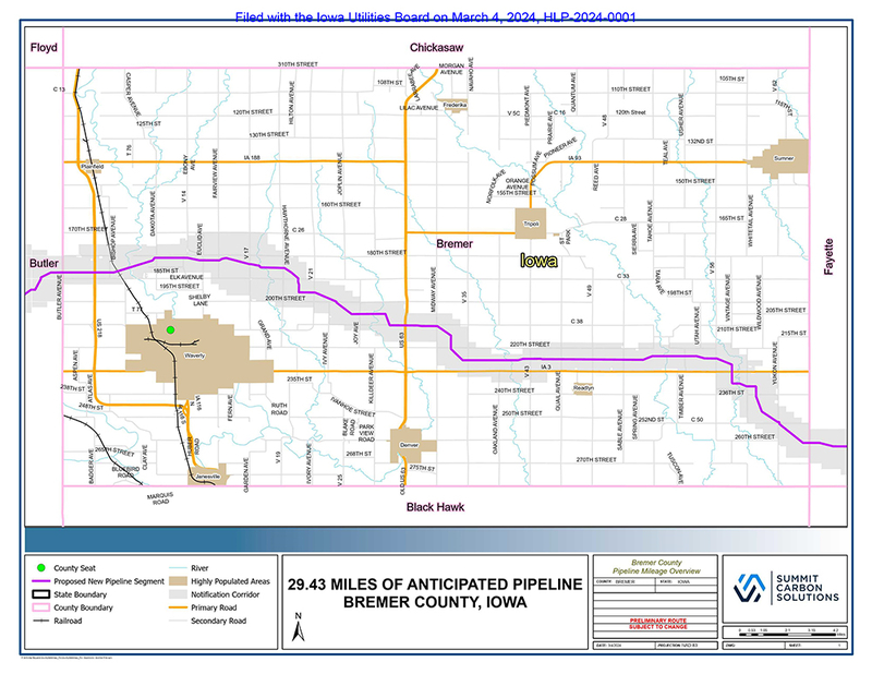 Summit wants to add 340 pipeline miles in Iowa