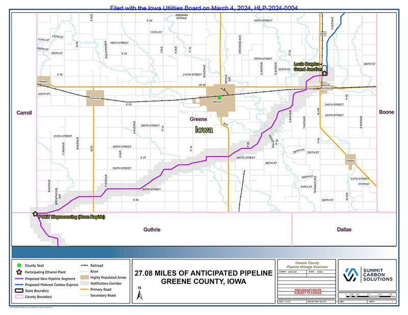 Summit wants to add 340 pipeline miles in Iowa