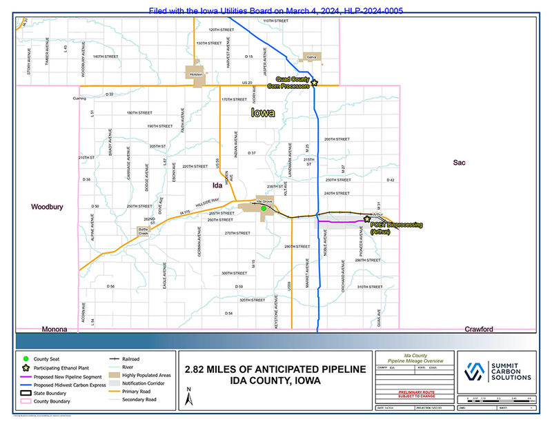 Summit wants to add 340 pipeline miles in Iowa
