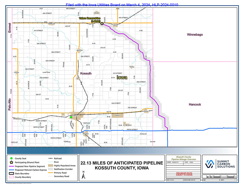 Summit wants to add 340 pipeline miles in Iowa