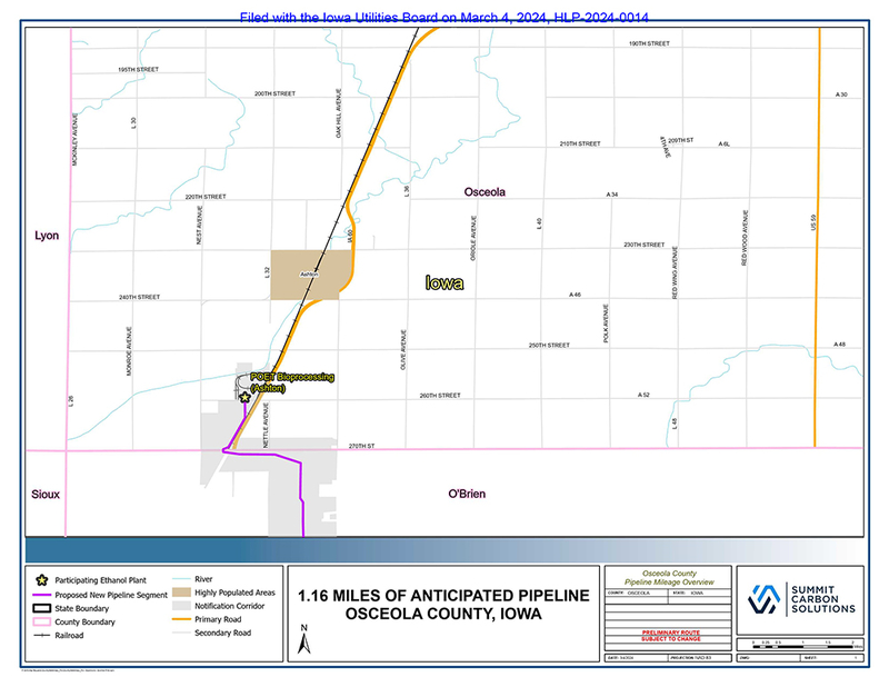 Summit wants to add 340 pipeline miles in Iowa
