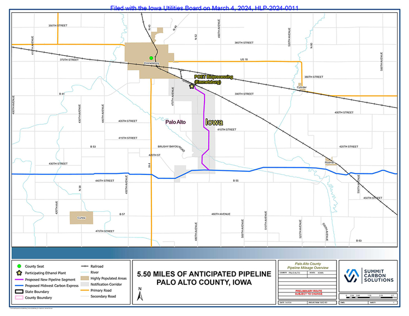 Summit wants to add 340 pipeline miles in Iowa