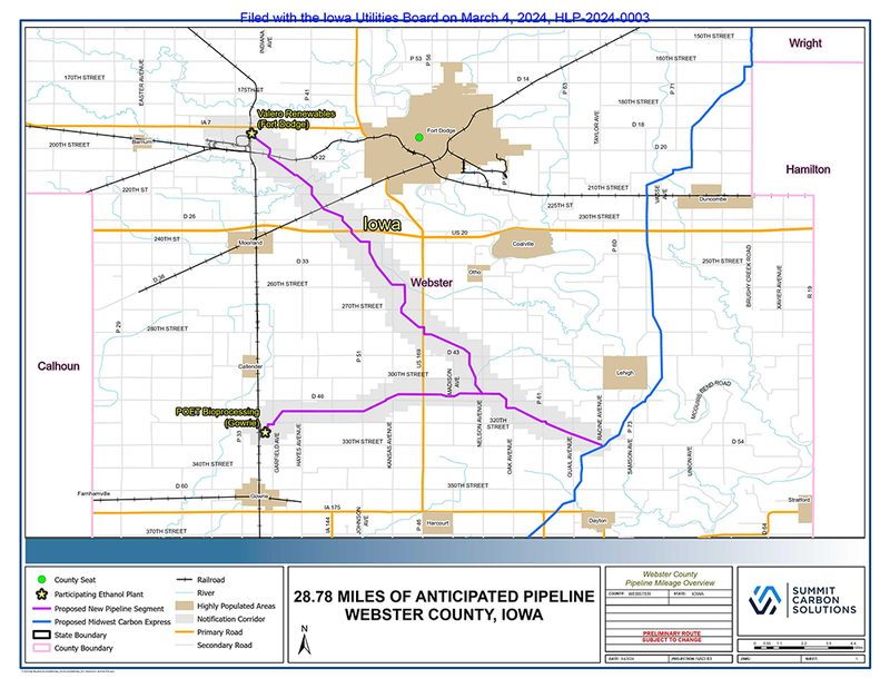 Summit wants to add 340 pipeline miles in Iowa