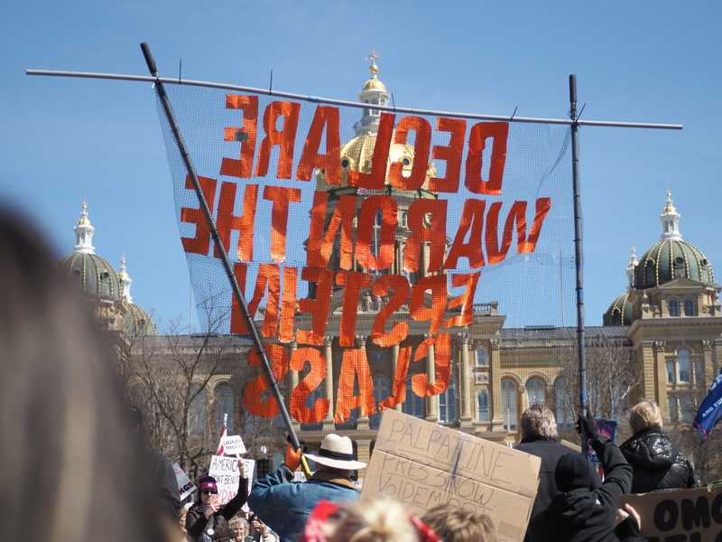 Thousands rally at Iowa Capitol for third No Kings protest