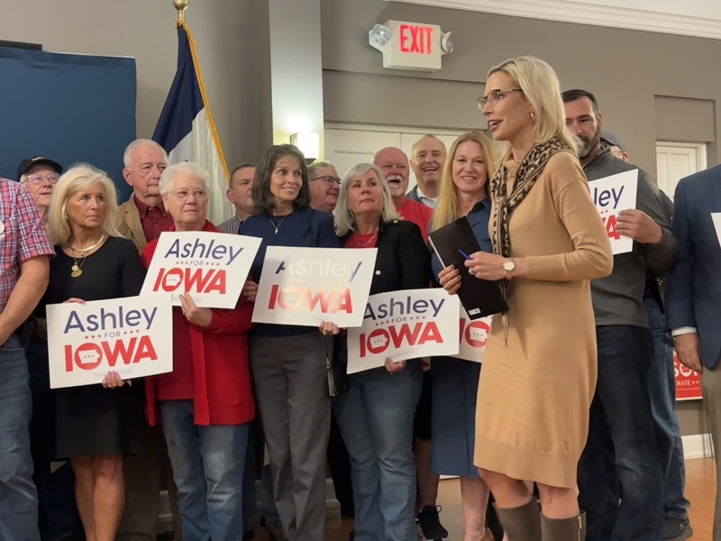 Iowa’s U.S. Senate candidates share fuel cost policies, trade criticisms on campaign trail