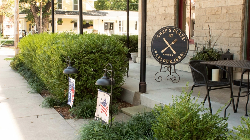 Kari Newell's restaurant, Chef's Plate at Parlour 1886, on Aug. 11, 2023, at the Historic Elgin Hotel in Marion
