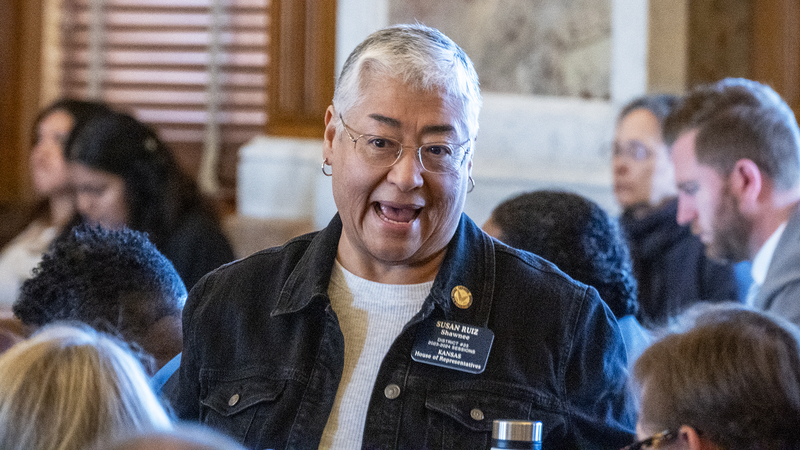 Rep. Susan Ruiz, a Democrat from Kansas City, said she objected to expansion of a survey of females seeking abortion services in Kansas because the motivation was to gather information to press for further restriction or elimination of abortion in the state (Sherman Smith/Kansas Reflector)