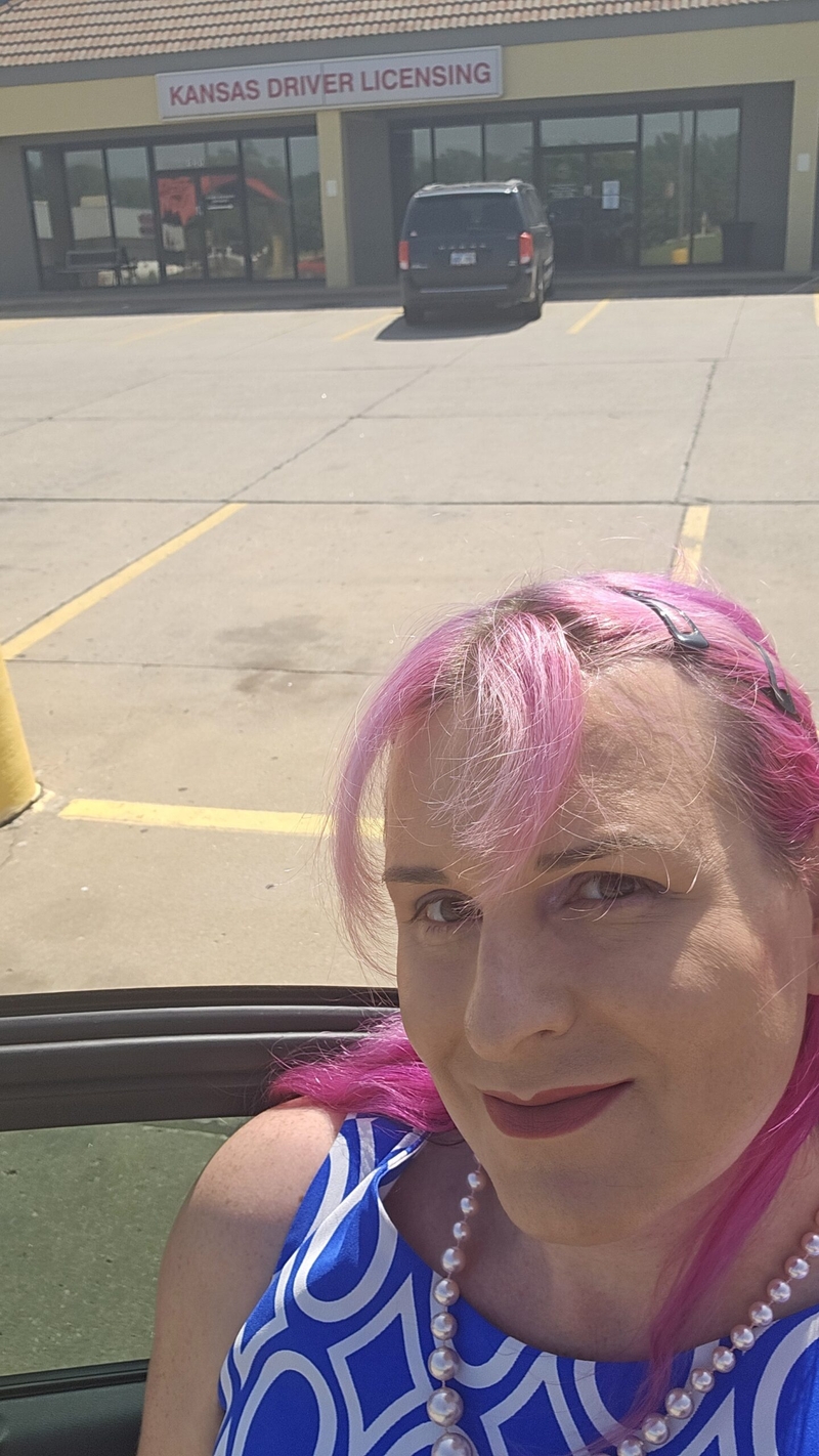 Jessie Lawson, a 43-year-old trans woman, was turned away from a driver's license office on June 16, 2025, when she tried to change the gender marker on her license. (Submitted)