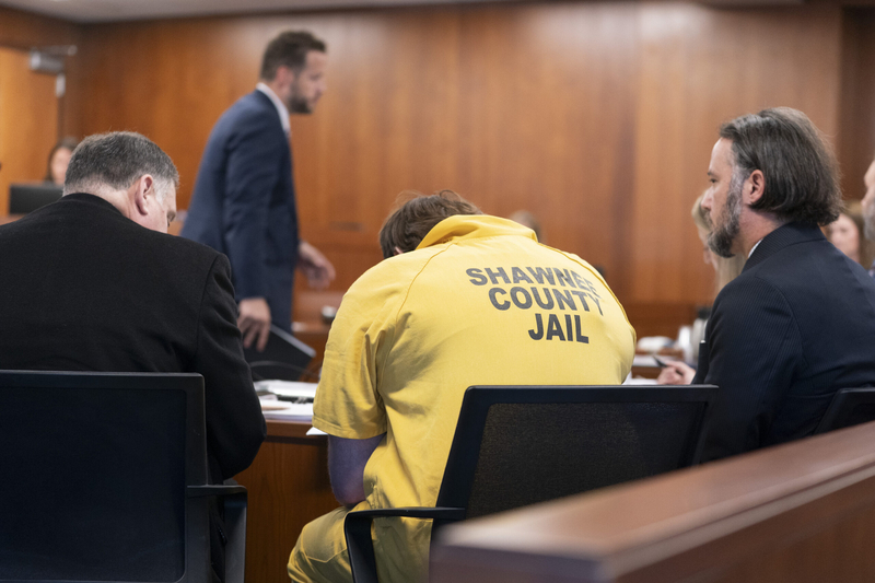 Mickel Cherry, a 27-year-old homeless man who pleaded guilty to rape and murder of a Topeka girl, was ordered to serve consecutive life sentences of at least 50 years in prison before eligible for parole. Defense attorneys sought concurrent life sentences with a minimum 25 years in prison prior to review for parole. (Pool photo by Evert Nelson/Topeka Capital-Journal)