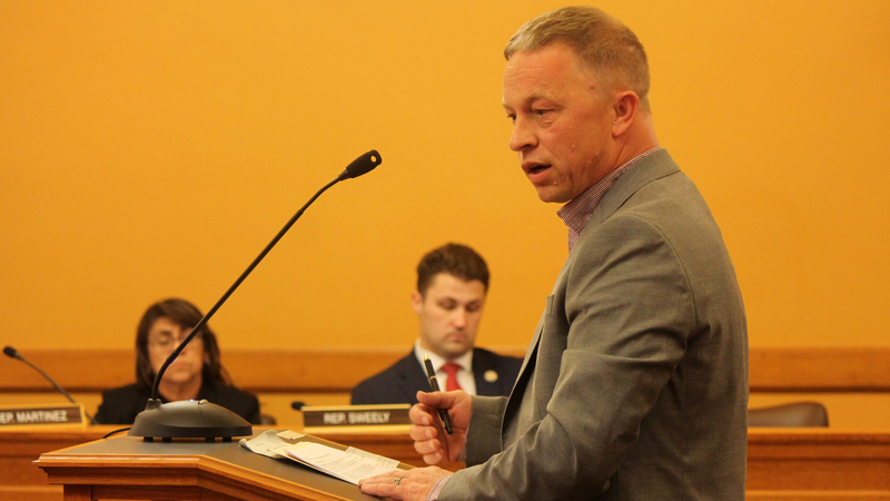 Brad Boettler, from Aurora, Missouri, testifies Feb. 5, 2026, before the House Judiciary Committee.