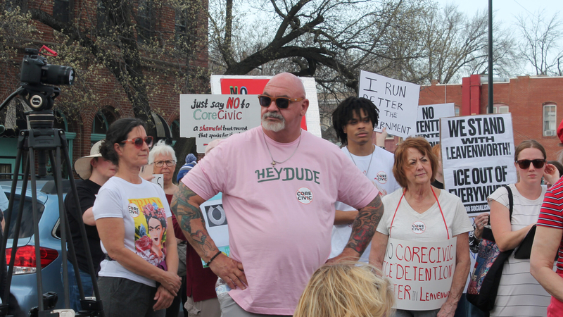 William Rogers, a former guard at Leavenworth's CoreCivic facility before it closed in 2021, has been fighting the prison reopening for more than a year. He says he doubts the company will keep its promises made to the community.