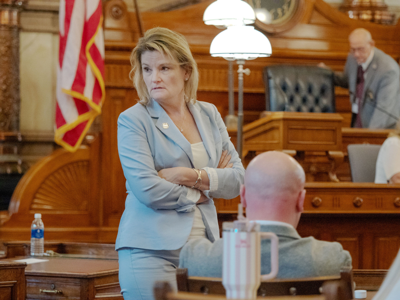 Policy wins of GOP candidate for Kansas governor trace to national conservative network