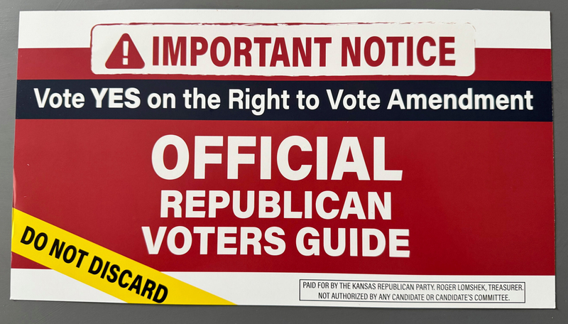Mailers aim to sway us on Kansas Supreme Court amendment, but mostly they deserve the dust bin