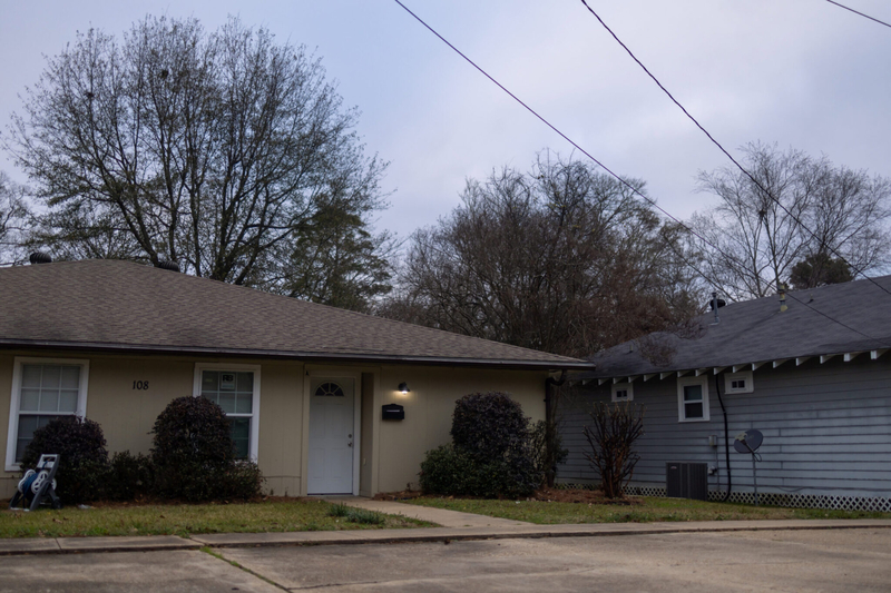 A photo of the home where Jimmie Duncan and his girlfriend, Allison Oliveaux, were living  at the time of 23-month-old Haley Oliveaux’s death.