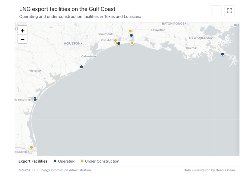 Massive Louisiana LNG project could pollute more than all existing and proposed terminals