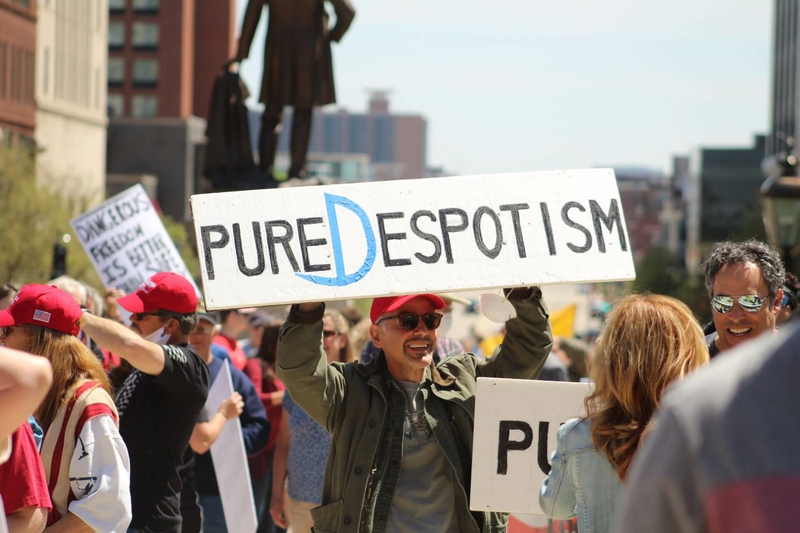 Watchdog group: Anti-Whitmer protests tied to out-of-state conservative outfits