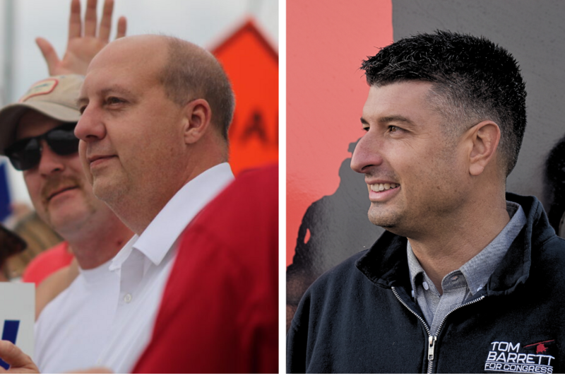 US House minority whip campaigns on abortion rights in two key Michigan districts
