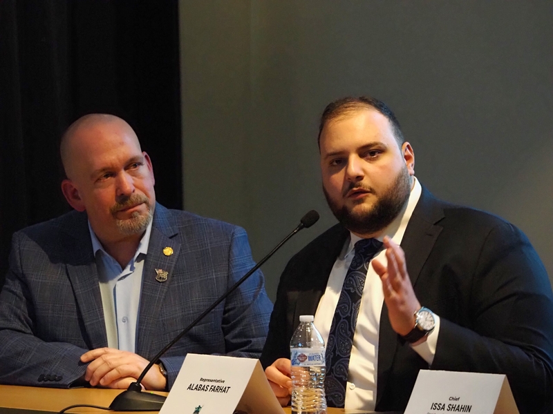 Michigan’s GOP House Speaker and Mayor of Detroit push for expanded public safety funding
