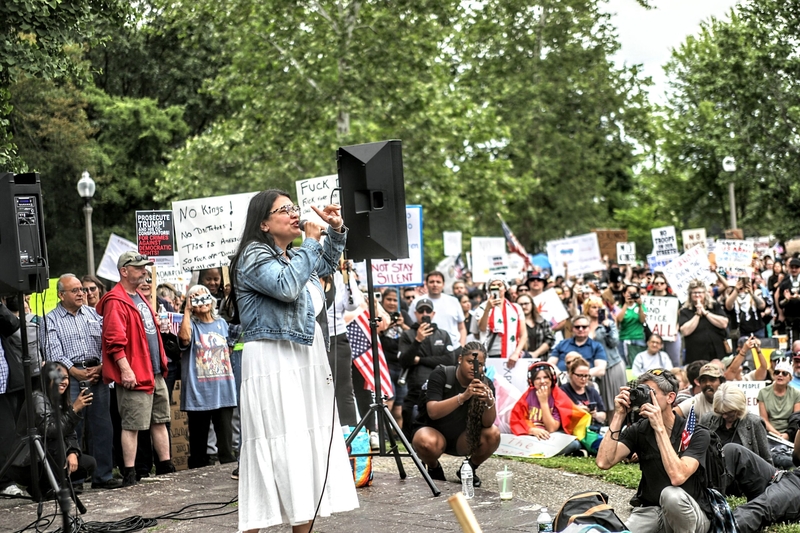 Michiganders show up across the state to oppose Trump policies and say ‘No Kings’