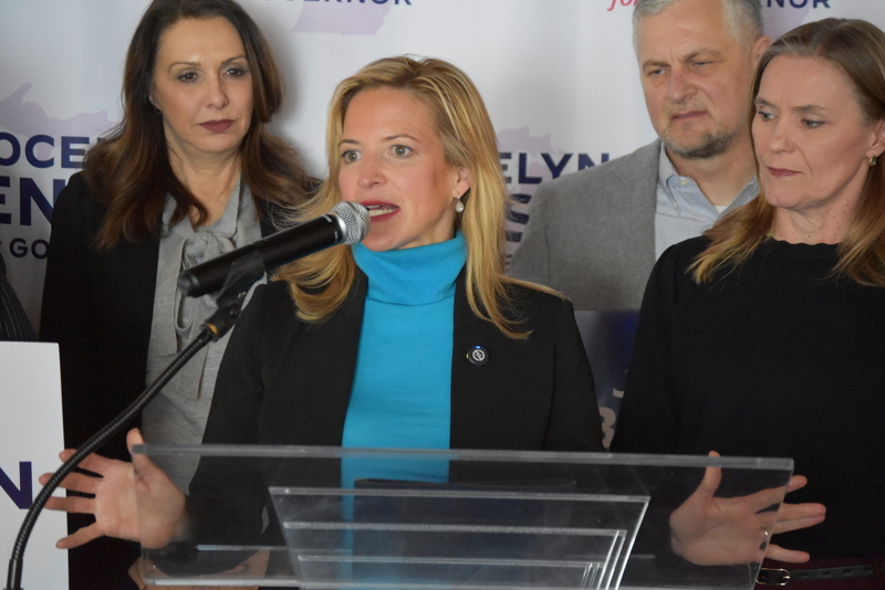 Secretary of State and gubernatorial candidate Jocelyn Benson