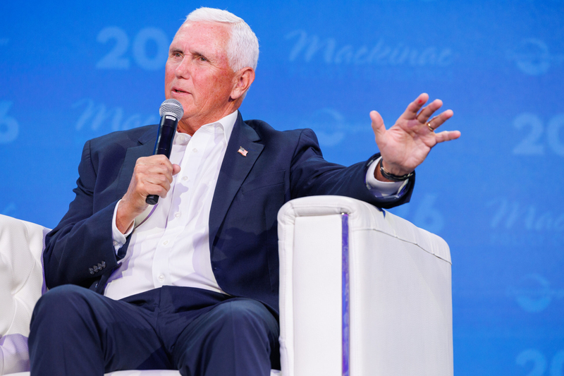 Pence talks about his relationship with Trump, ‘common ground’ at Mackinac Policy Conference