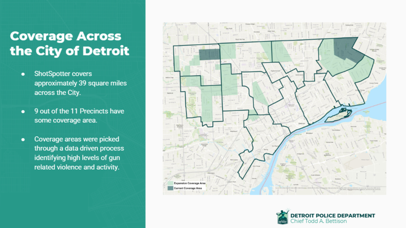 Detroit police look at expanding gunshot detection technology into downtown, southwest