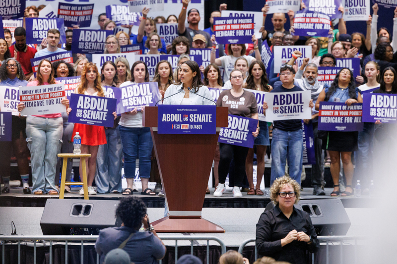 Sanders, Ocasio-Cortez make electability case for El-Sayed