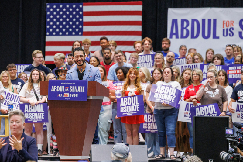 Sanders, Ocasio-Cortez make electability case for El-Sayed