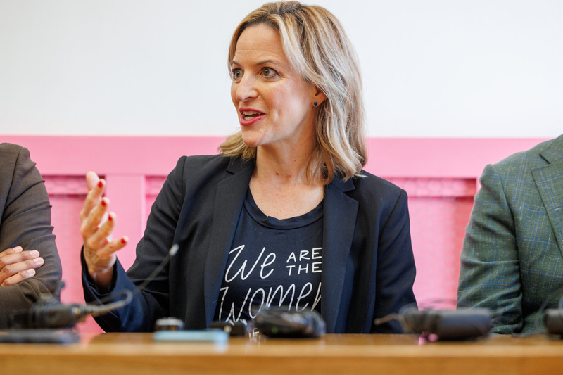 Benson embraces El-Sayed’s affordability message as attention turns to November