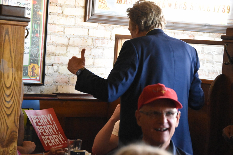 Johnson emphasizes funding strength for general election, while James shifts focus to Democrats
