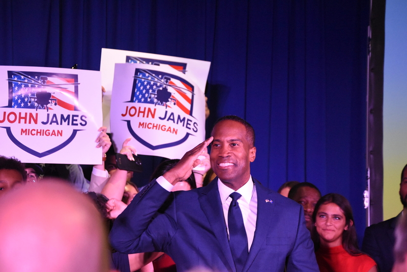 John James nets GOP nomination, will go head-to-head with Jocelyn Benson in November
