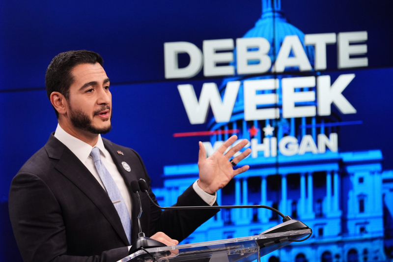 El-Sayed, Rogers trade barbs, accusations during first televised U.S. Senate debate