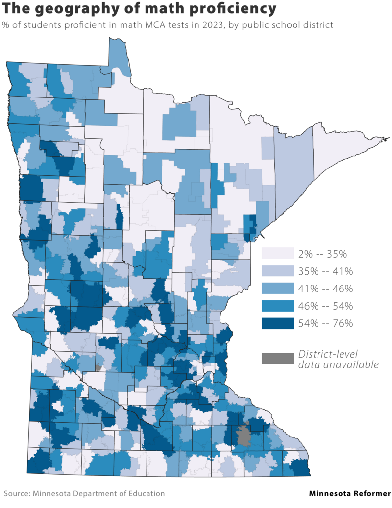 Wealthy suburbs lead the pack on standardized test scores, data show