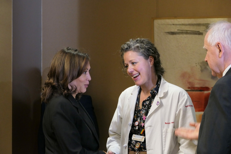 VP Harris promotes abortion access in historic visit to Minnesota Planned Parenthood