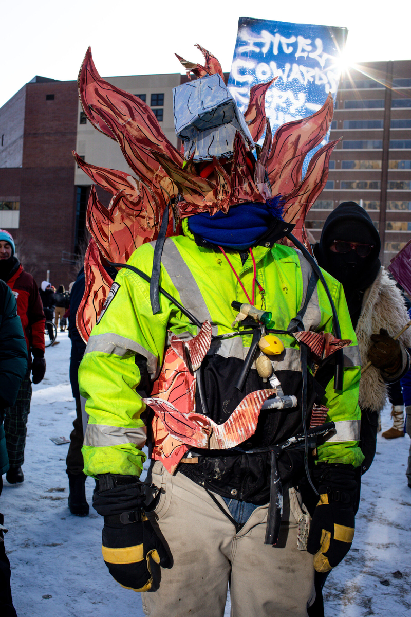 Tens of thousands gather in downtown Minneapolis for ‘ICE Out’ day
