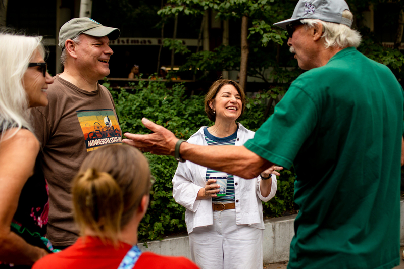 Klobuchar, Demuth pound pavement at the Minnesota State Fair in campaign for governor