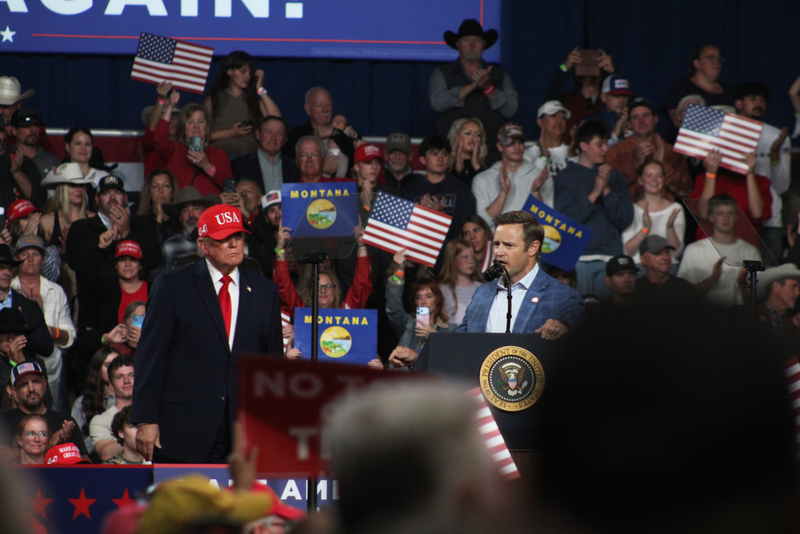Trump announces ‘super range’ military installment on stump for Montana GOP candidates