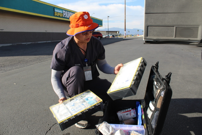 Street medicine team treats Southern Nevada’s unhoused where they are