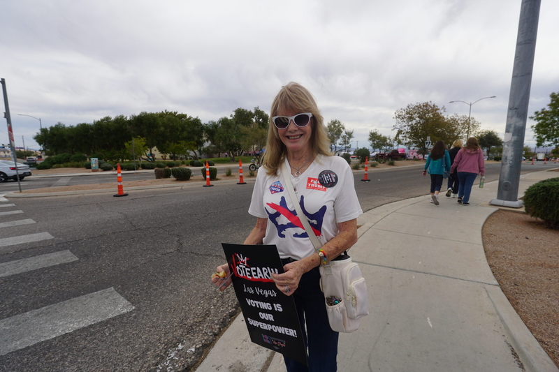 No Kings rally in Las Vegas coincides with first day of early voting