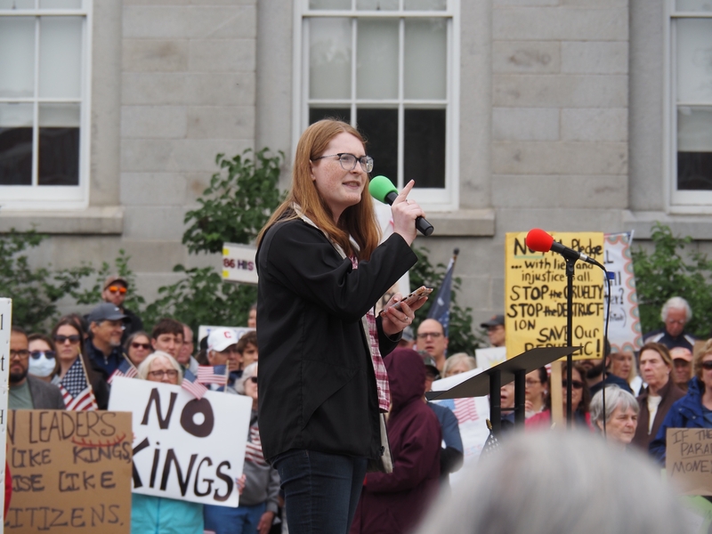 New Hampshire protesters join nationwide ‘No Kings’ demonstration against Trump