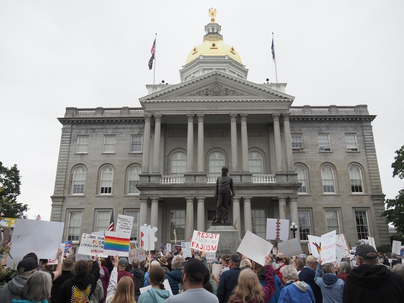 New Hampshire protesters join nationwide ‘No Kings’ demonstration against Trump